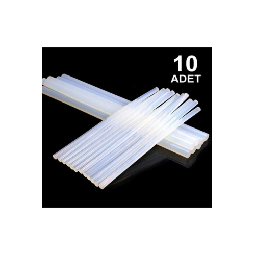 Nanopro Mum Ince Sıcak Silikon Tabanca Mumu Çubukları 10 Adet Ince