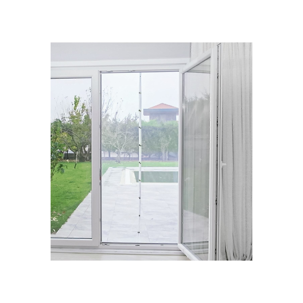 Mıknatıslı Kapı Sinekliği 105x210 Cm Raptiyeli Ve Cırtbantlı