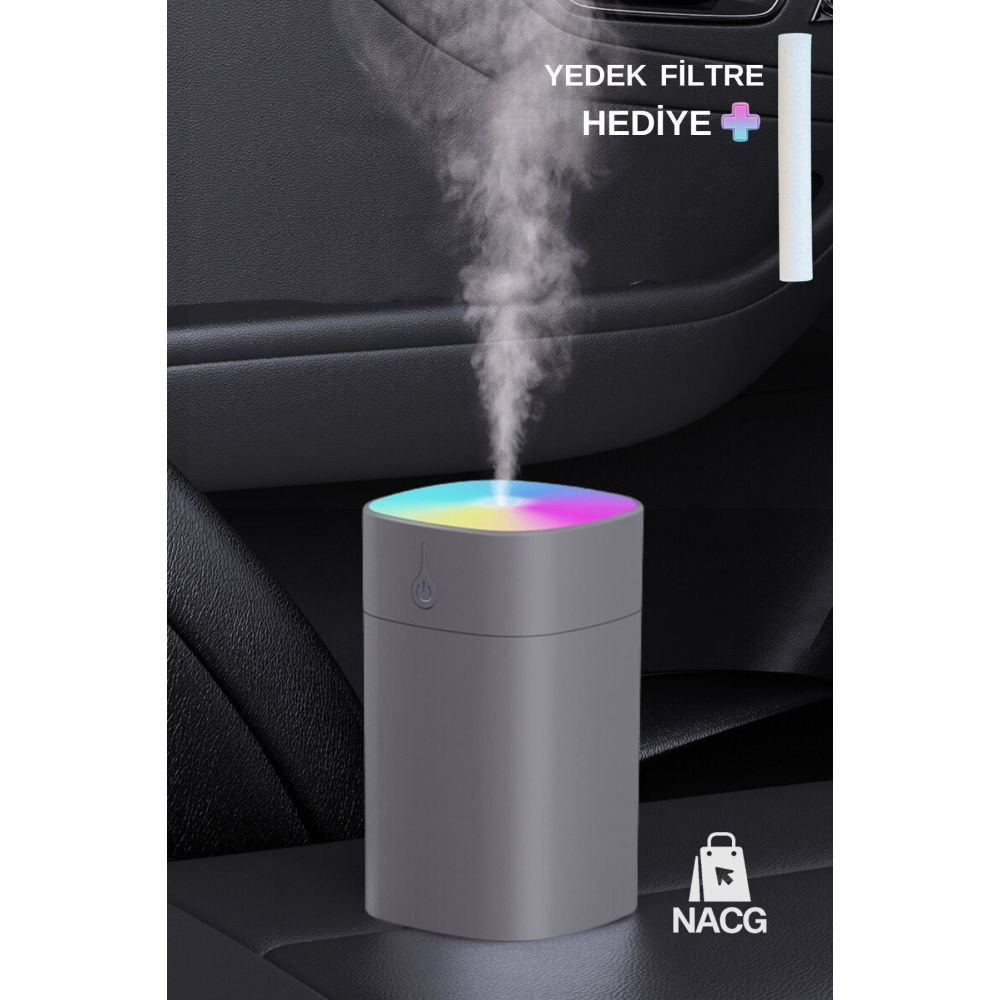 H2O Humidifier 400 Ml Ulrasonik Hava Nemlendirici Buhar Makinesi Ve Aroma Difüzörü H2o 4507