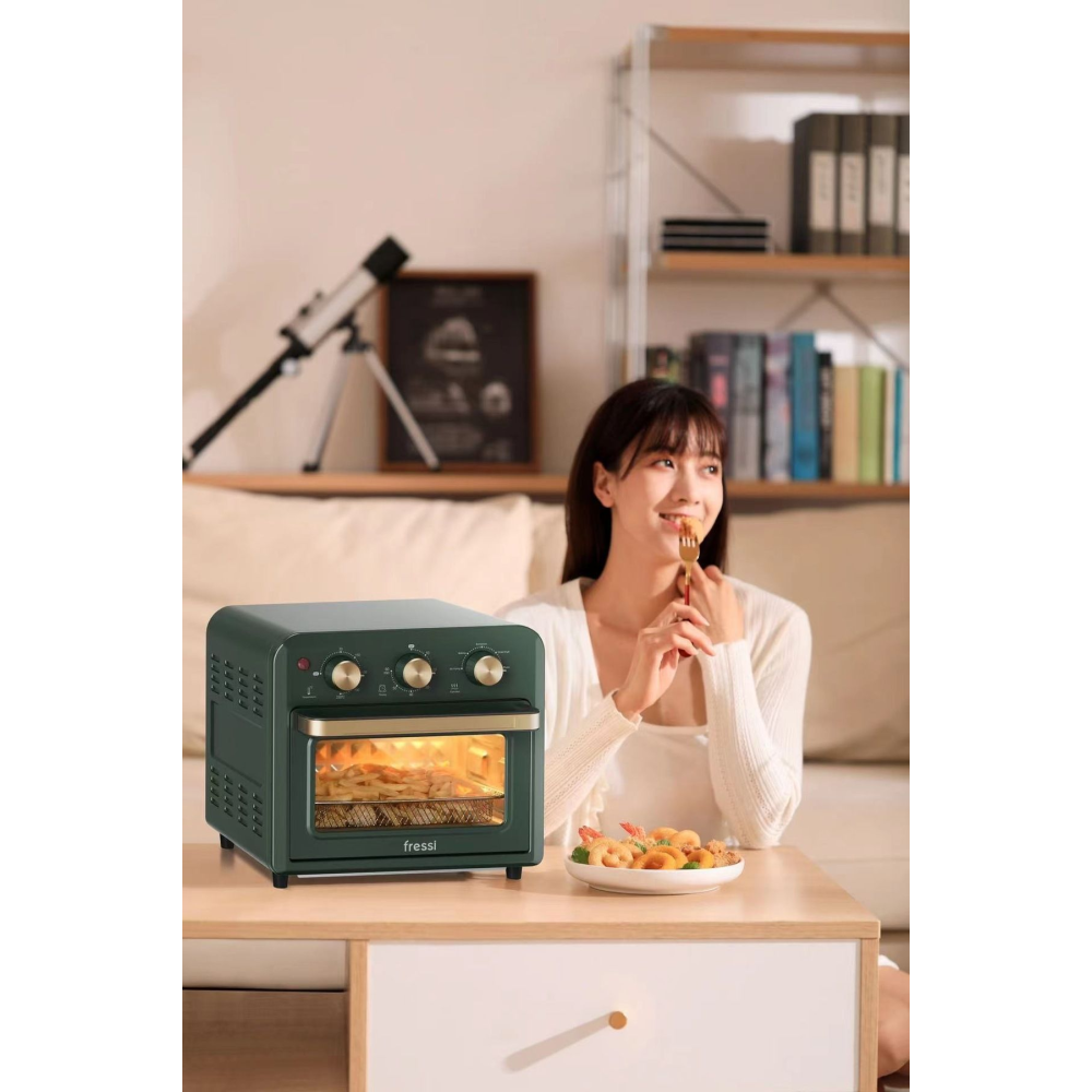 Akıllı Kore Fırını Airfryer Çok Fonksiyonlu Süre Ayarlı 13 Litre Xxxl Sıcak Hava Fritözü Af-01