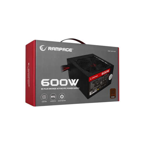 Rmp-600-80p 600w 80plus Bronz 12cm Fan Aktif Pfç Power