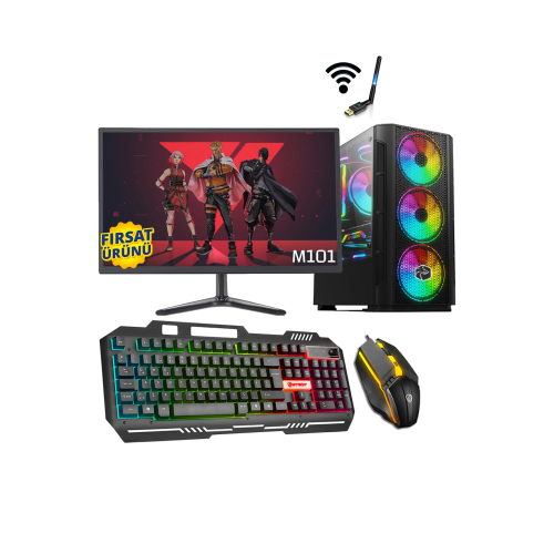 M101 Intel Core I5-650 3,20ghz 8gb Ram 256gb Ssd 18,5'' Masaüstü Bilgisayar