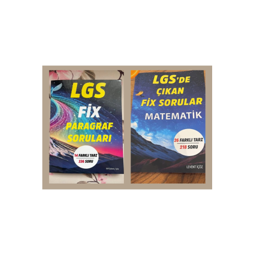 Fix sorular matematik ve paragraf seti