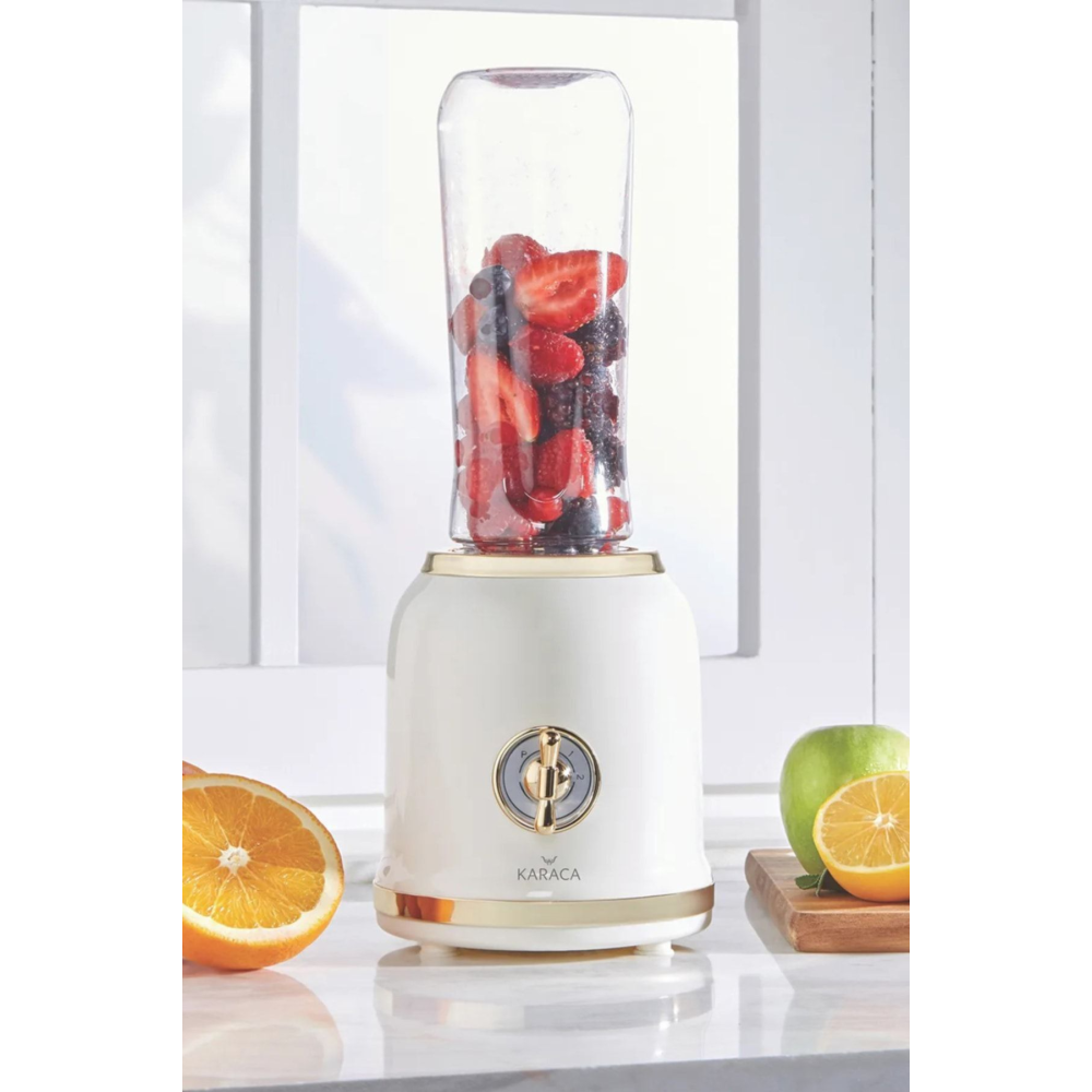 Retro Personal Kişisel Smoothie Blender Cream