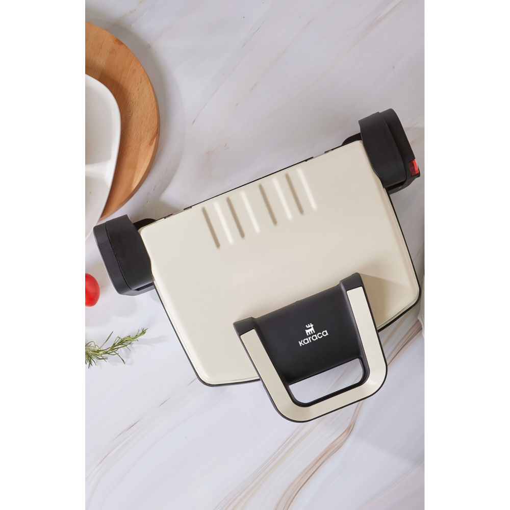 Future Essential Tost Makinesi Matte Krem 1800 W 4 Dilim Kapasiteli