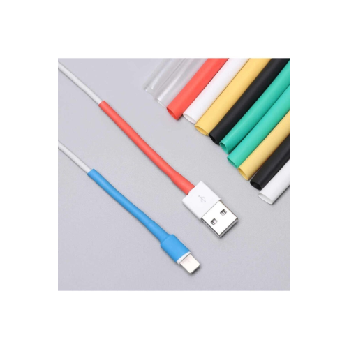 Iphone Şarj Kablo Koruyucu Renkli 12 Adet Isıyla Daralan Makaron Orijinal Apple Lightning