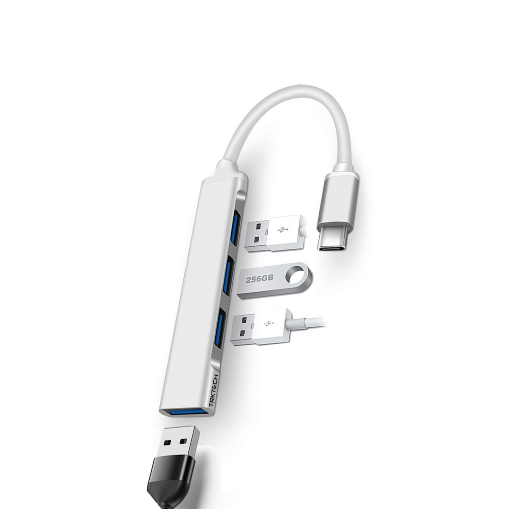 Type - C 4 Girişli Usb Çoğaltıcı Type-c To Usb Hub 4 Ports