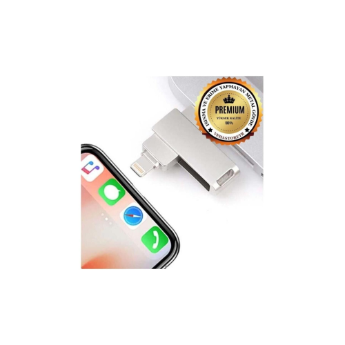 32gb Otg Iphone Usb Flash Bellek Iphone 11 / 12 Pro Max Mini Uyumlu