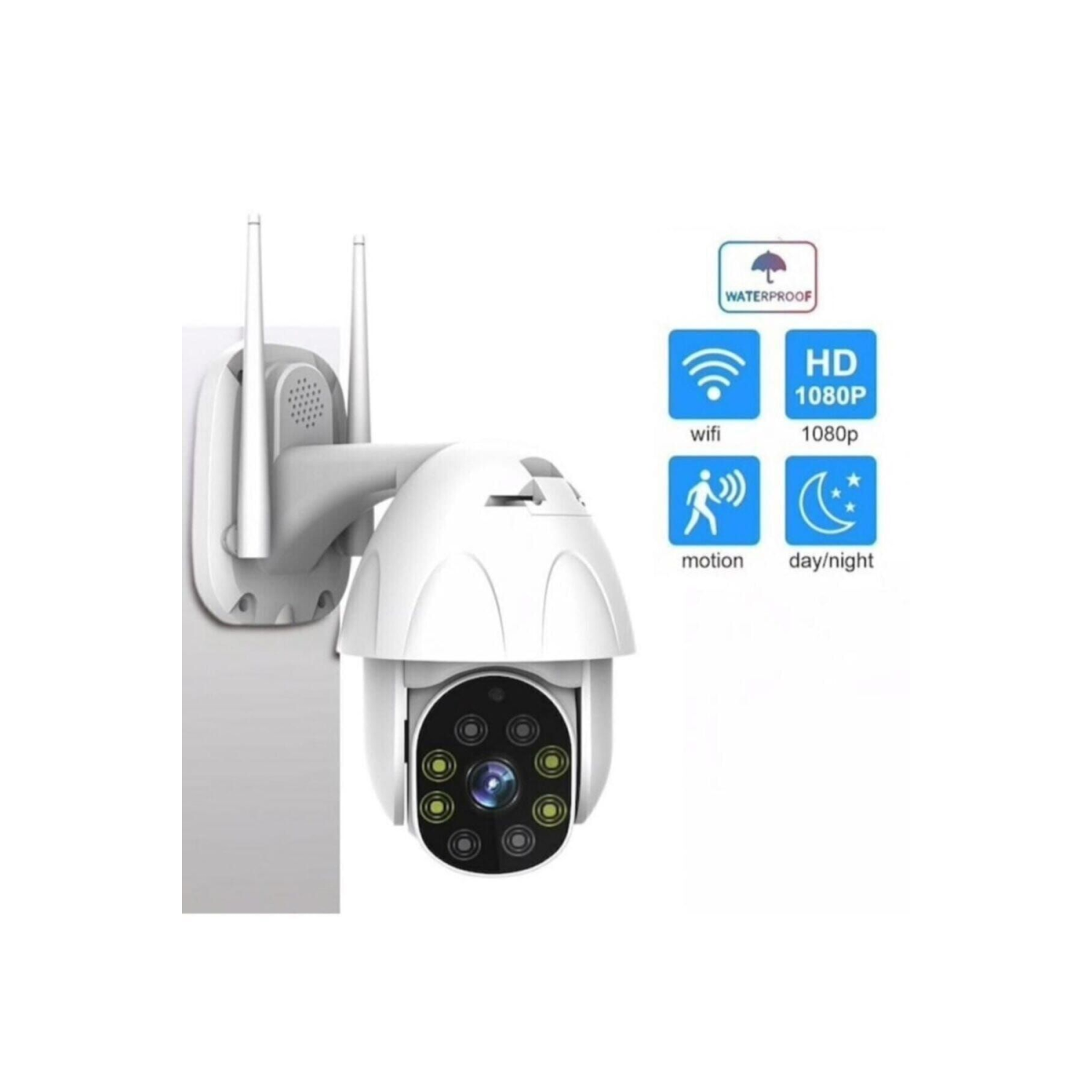 Motorlu Ip Kamera + 1080p Speed Dome Ptz 2mp Dış Mekan Ip Kamera