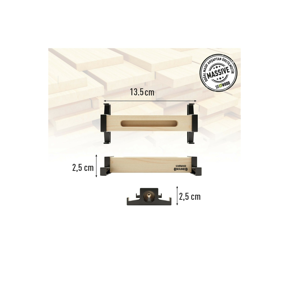 Ahşap Akustik Telefon & Tablet Standı. Ses Artırma Ve Sese Akustik Katma Özelliği Stero Ses Kalitesi