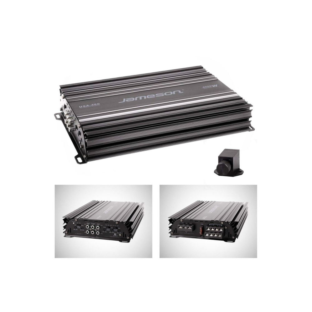 Oto Anfi 4000w 4 Kanal Bass Kontrol Usa-460 Uyumlu