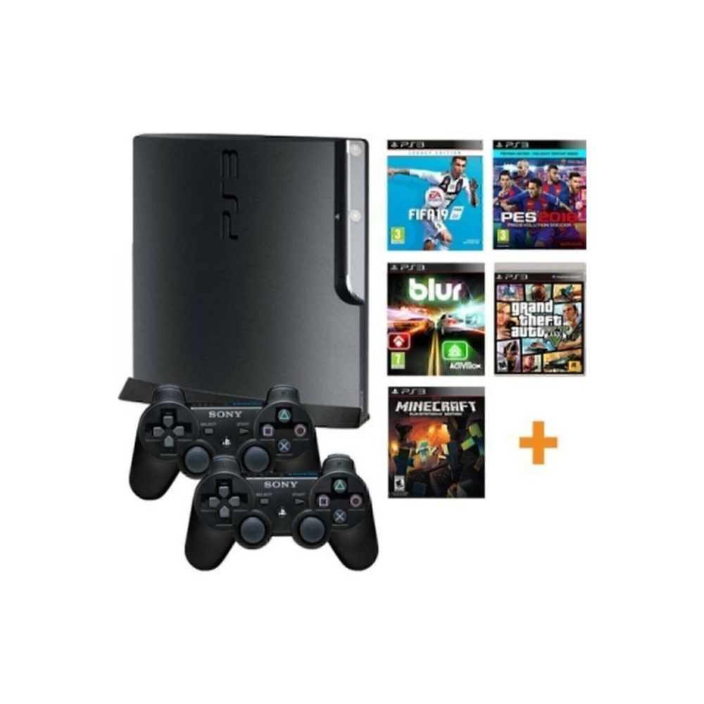 Playstation 3 Slim 500 2 Oyun Kolu 40 Oyun (TEHŞİR ÜRÜN)
