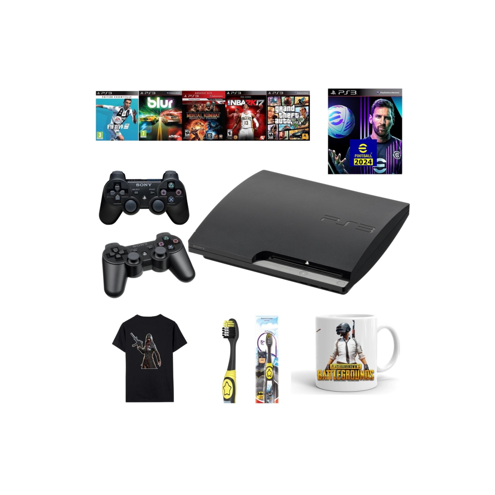 Sony Ps3 250gb 2 Adet Gamepad 20 Adet Güncel Oyun **teşhir**ürünü**