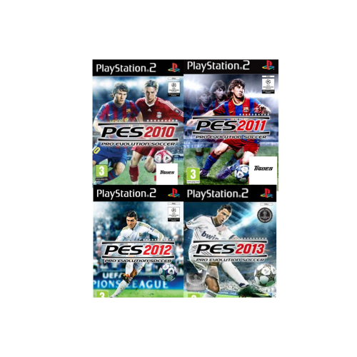 Playstatıon 2 Pes Futbol Oyunları 10-11-12-13- 4 Oyun Bir Arada Sadece Çipli Cihazlar Için