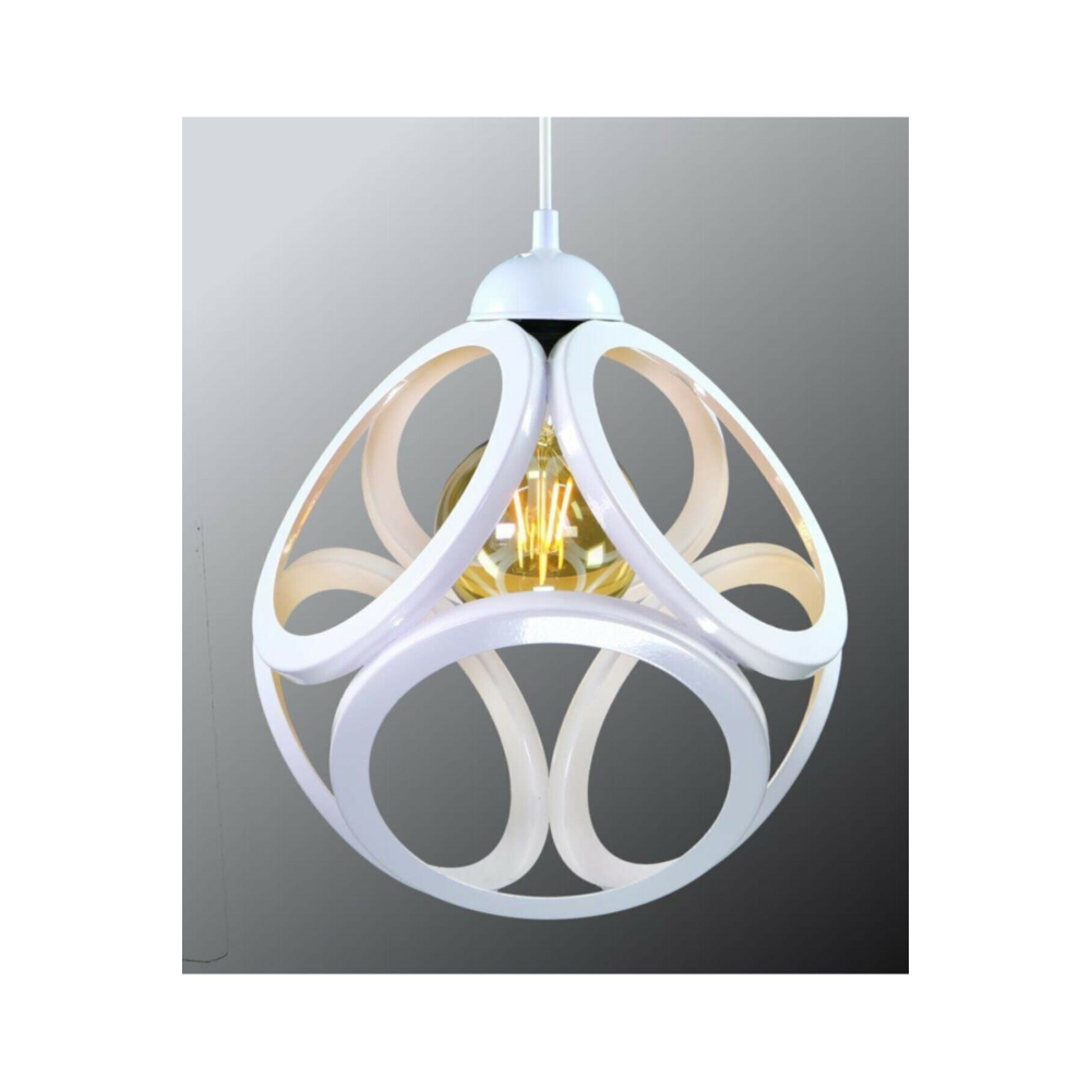 Tekli Modern Çember Küp Model Sarkıt Avize