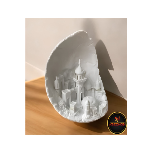 Ay Şehri ( Moon City ) Ledli Dekoratif Obje