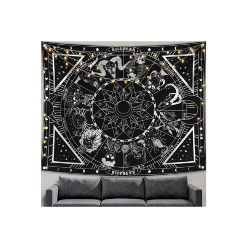 1.kalite Burç Desen Duvar Örtüsü Duvar Halısı Tapestry