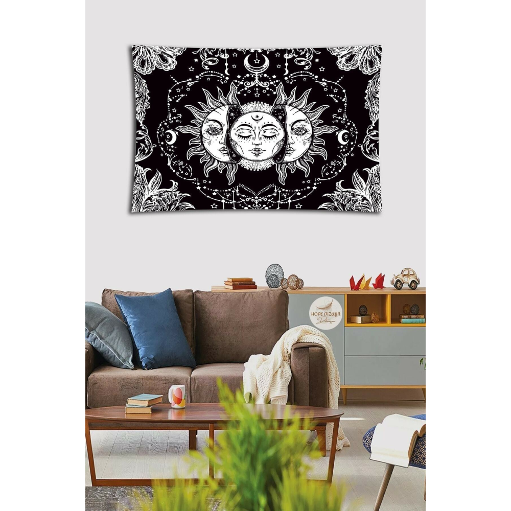 Güneş Kız Duvar Örtüsü Halısı