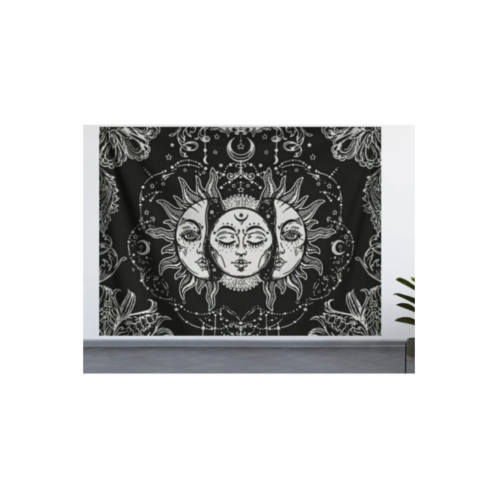 Güneş Ve Ay Duvar Örtüsü (70x90) Duvar Halısı