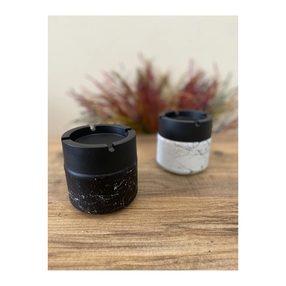 Kokusuz Cam Hazneli Küllük Yanmaz Cam Sigara Küllüğü