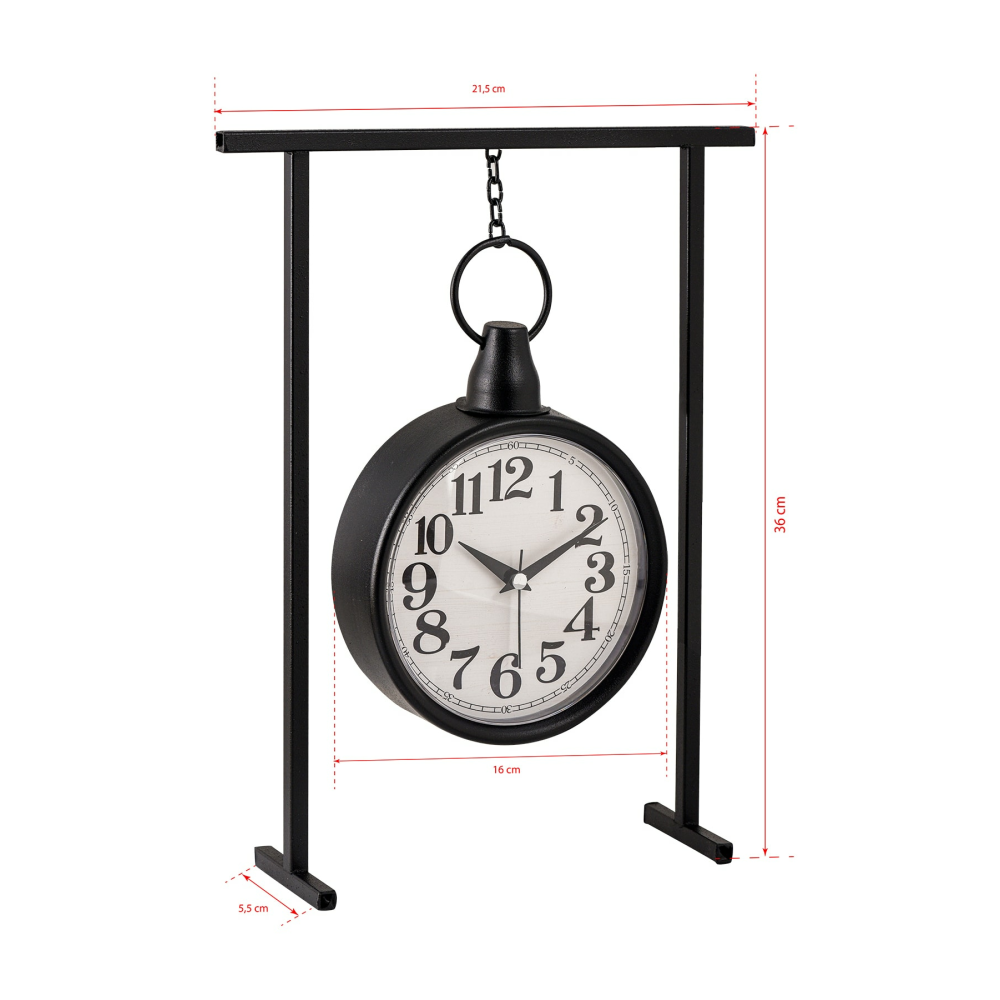 Dekoratif Metal Masa Saati