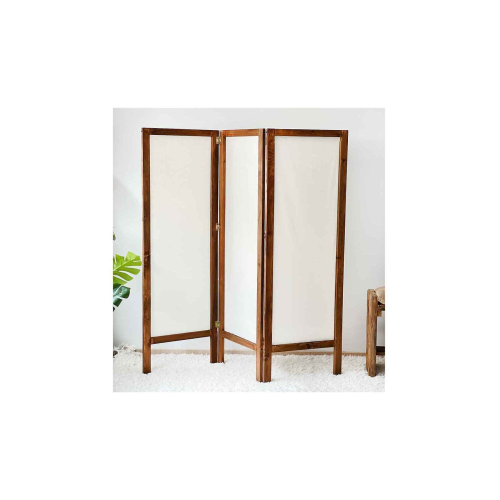 Ahşap Paravan Panel Kumaş Seperatör Paravan 6006