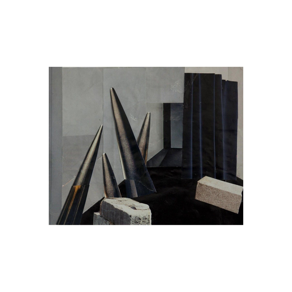 Nesligül Cebesoy - 2014 - Kayıp Mekan Serisi No2 - Kolaj - 14,6x18,1 cm