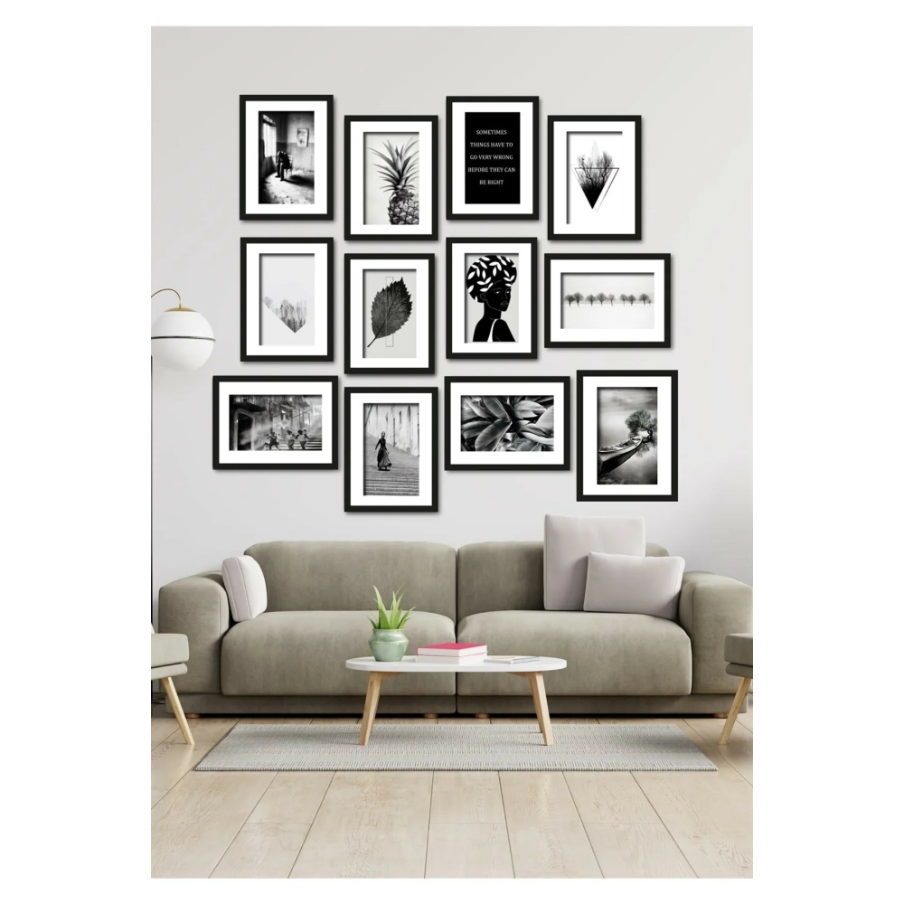 Modern Style 12 Parçalı Mdf Tablo Mck015