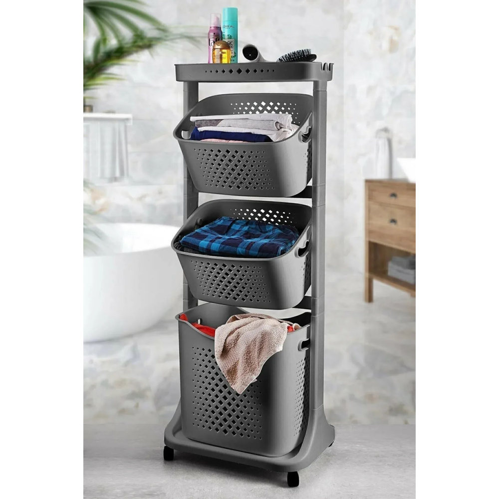 Leon Life Kat Kat Çok Amaçlı Organizer Siyah