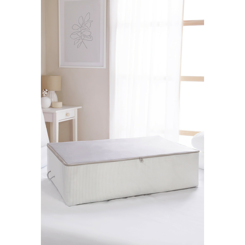 Mega Boy Stuff&Things Gri Baza Altı Yastık Yorgan Kazak Hurcu 74x46x22