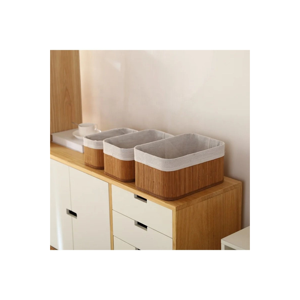 3 Lü Kare Stil Pinterest Sepet Dekoratif Ev Düzenleyici