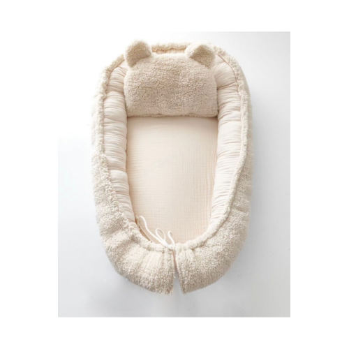 Tedy Peluş Müslin Peluş Babynest Bebek Yatağı Anne Yanı Yatağı