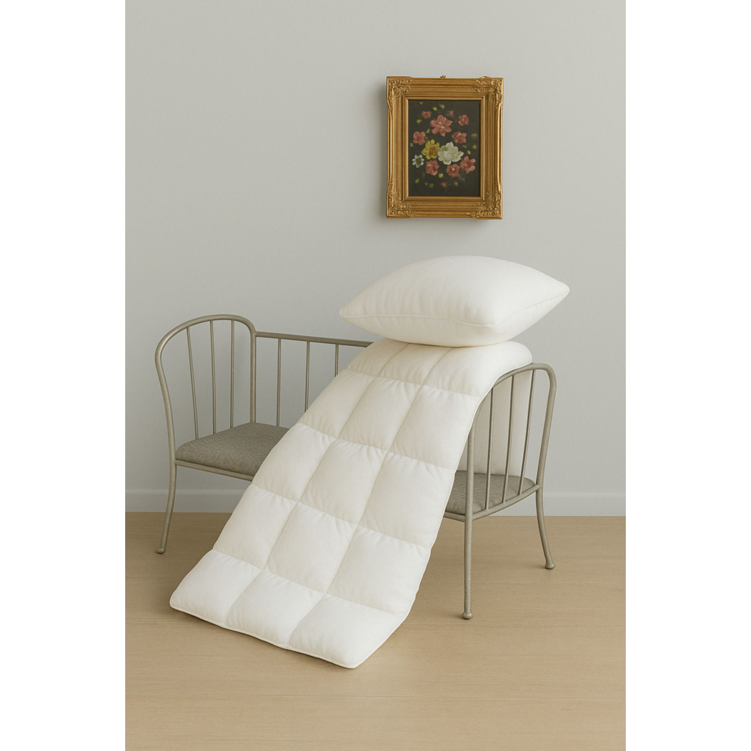 Pamuk Bebek Yorganı + 1 Pamuk Yastık