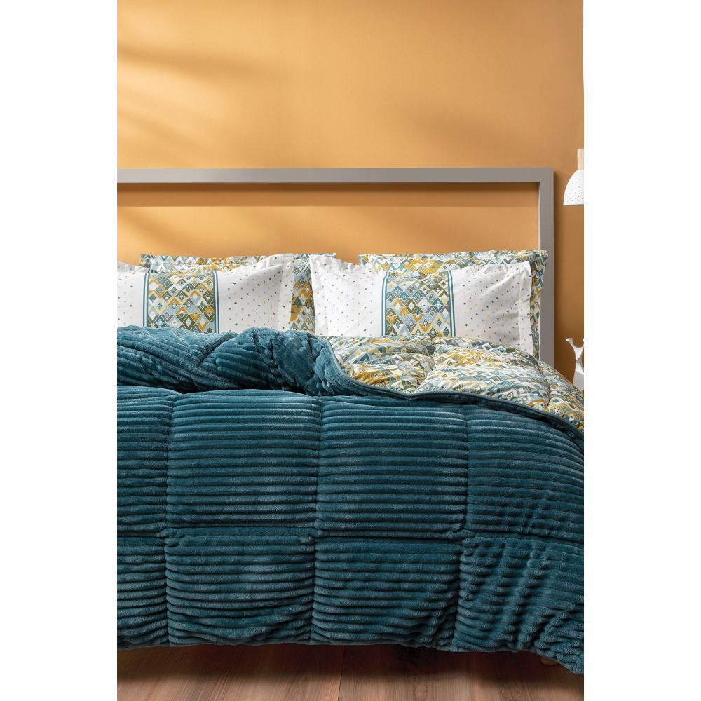 Diamond Çift Kişilik Triola Uyku Seti - Yeşil