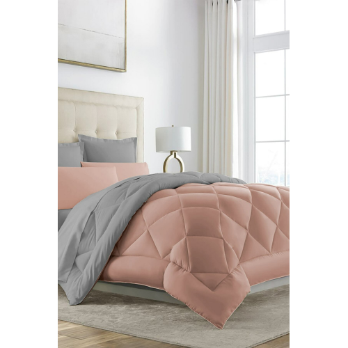 Lux Uyku Seti- Çift Kişilik- Özel Çantalı Lastikli Çarşaflı 4 Yastık Kılıflı