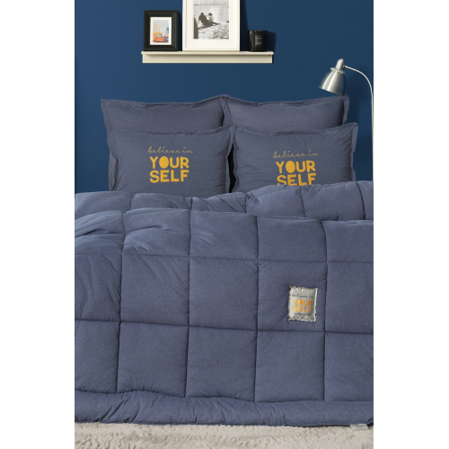 Motto Cotton Comfort Çift Kişilik Indigo