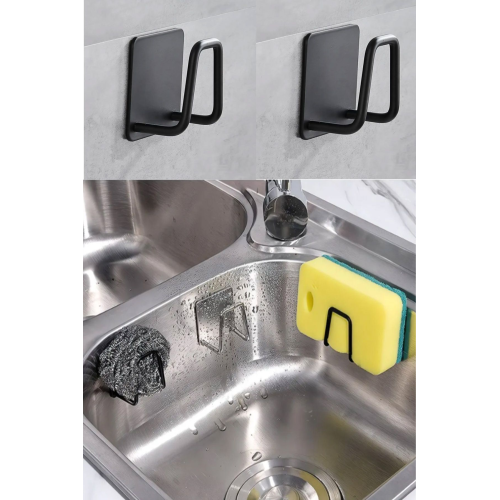 Bulaşık Süngeri Tutacağı Evye Düzenleyici Telli Bulaşık Süngeri Tutucu Askı 1 Adet