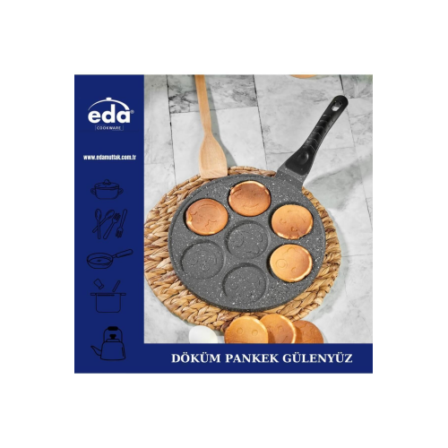Granit Yüz Emojili Pankek Tava 28 Cm
