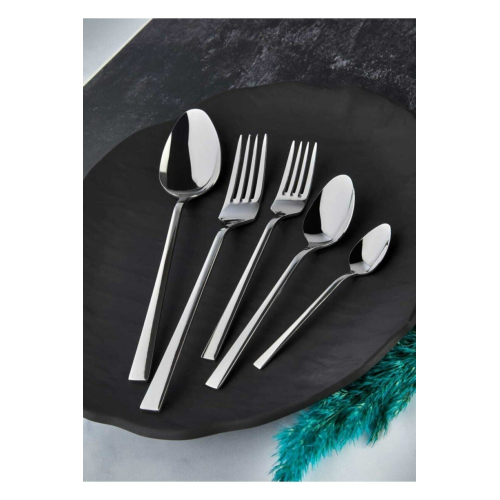 Zagori 60 Parça 12 Kişilik Çelik Düz Çatal Kaşık Seti Takımı