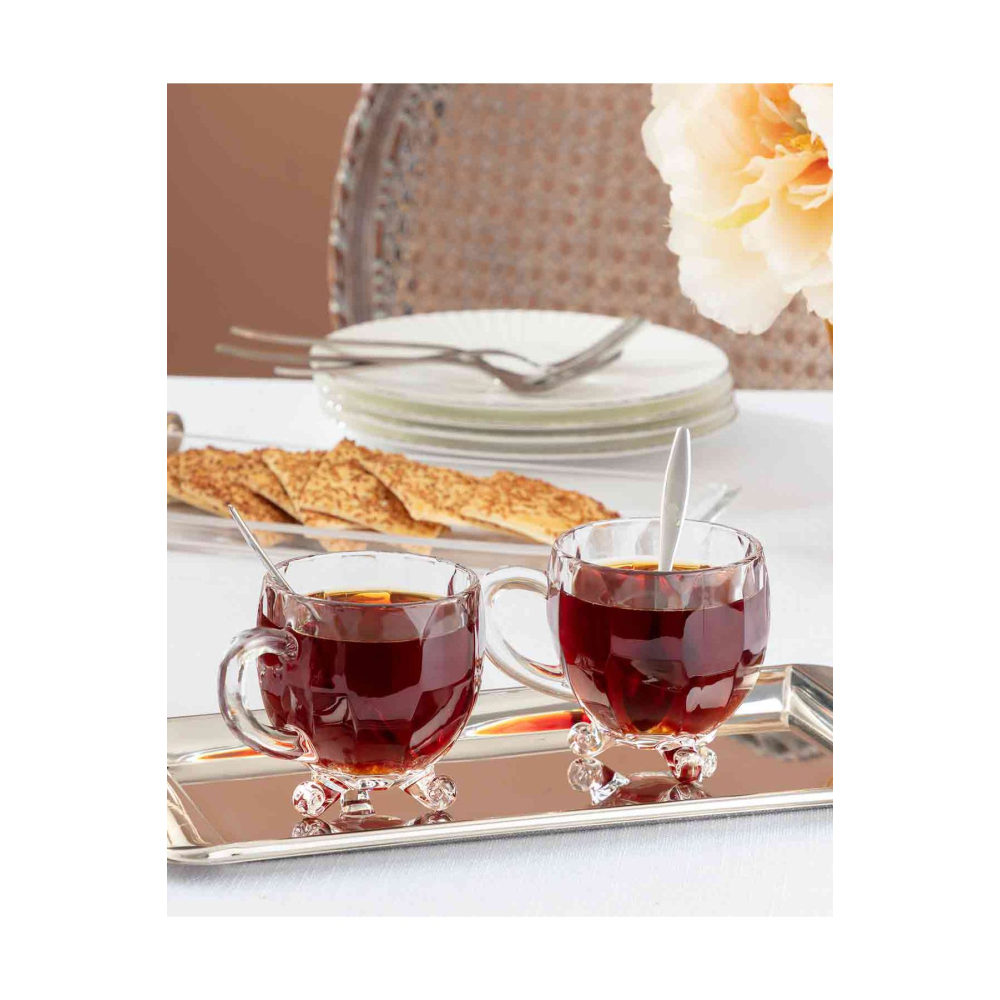 Priour 4-lü Çay Fincanı