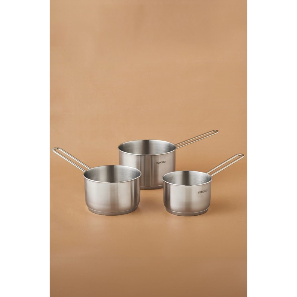 Fiorino İndüksiyon Tabanlı 3 Parça Mini Sütlük Set