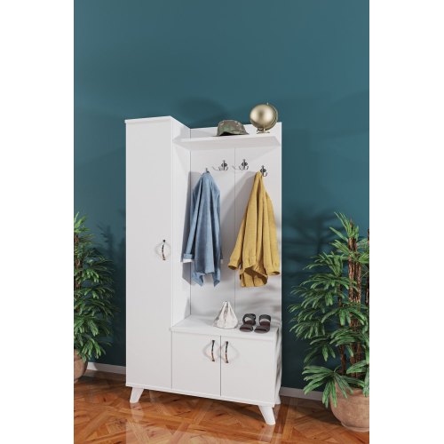 Eko Portmanto Vestiyer Beyaz