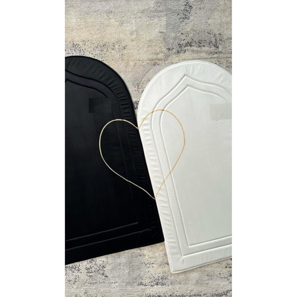 Kalpli Seccade Namazlık Sunger Dolgulu Çeyizlik, Hediyelik