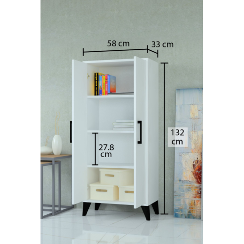 Çok Amaçlı Kiler Dolabı Beyaz