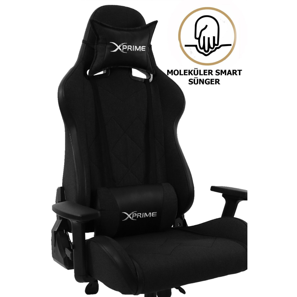 Xprime Titan Kumaş Oyuncu Koltuğu Siyah
