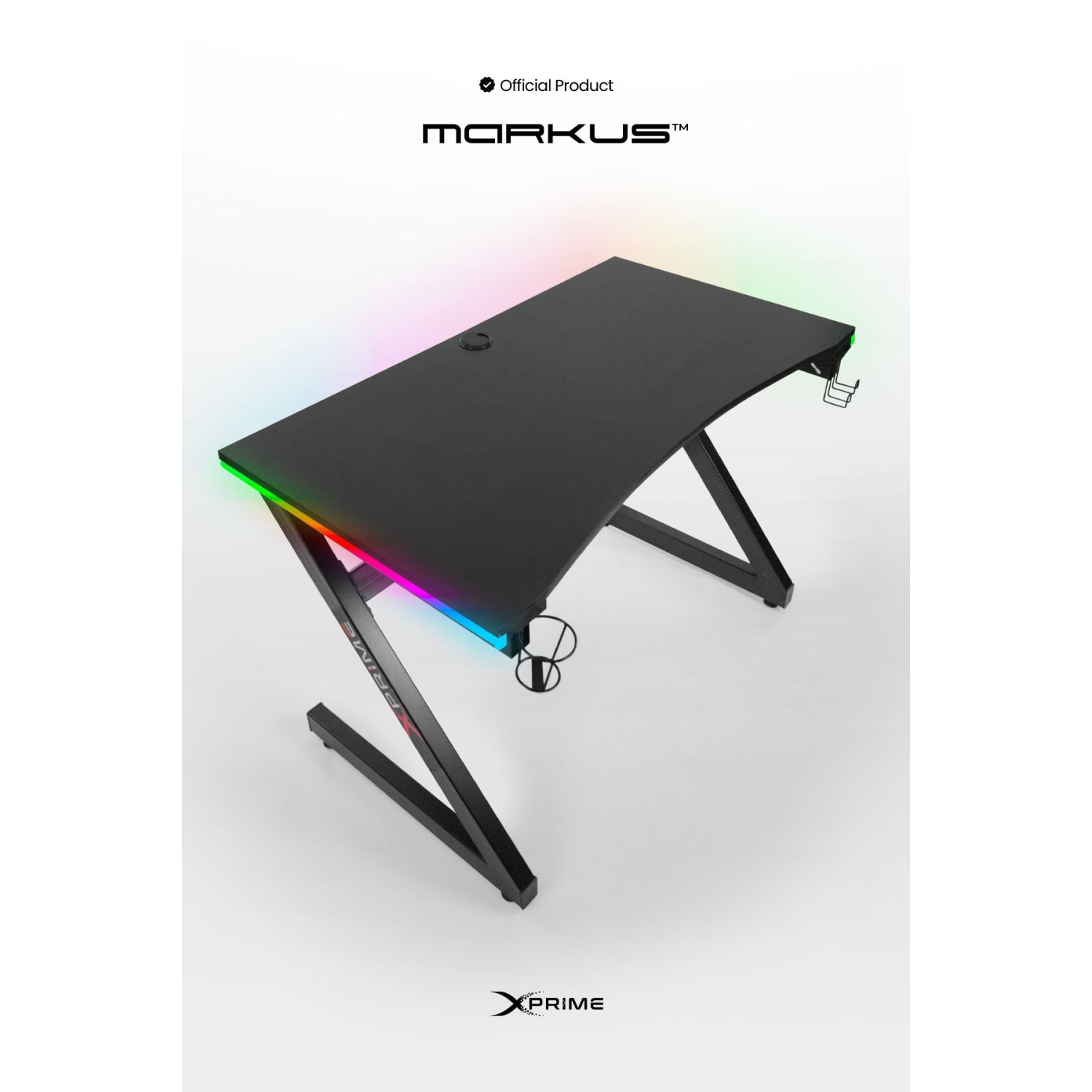 Markus Rgb Ledli Oyuncu Masası