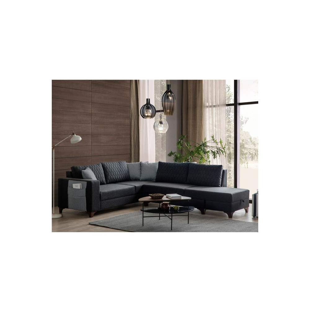 Antrasit Loft Köşe Koltuk Takımı