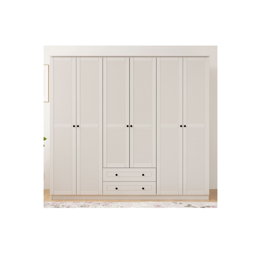 Diva Counry 6 Kapaklı 2 Çekmeceli Gardırop