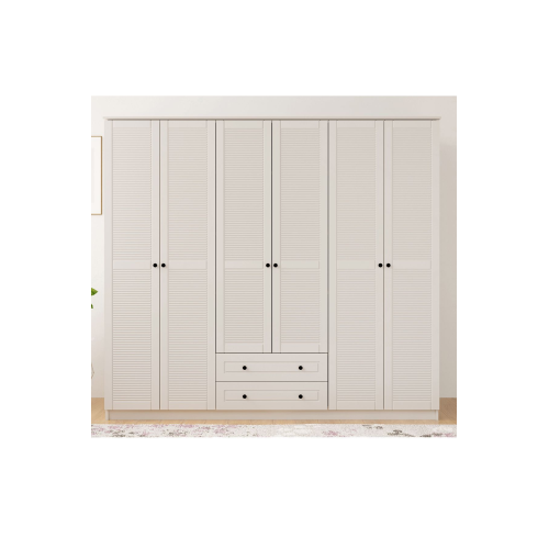 Diva Counry 6 Kapaklı 2 Çekmeceli Gardırop