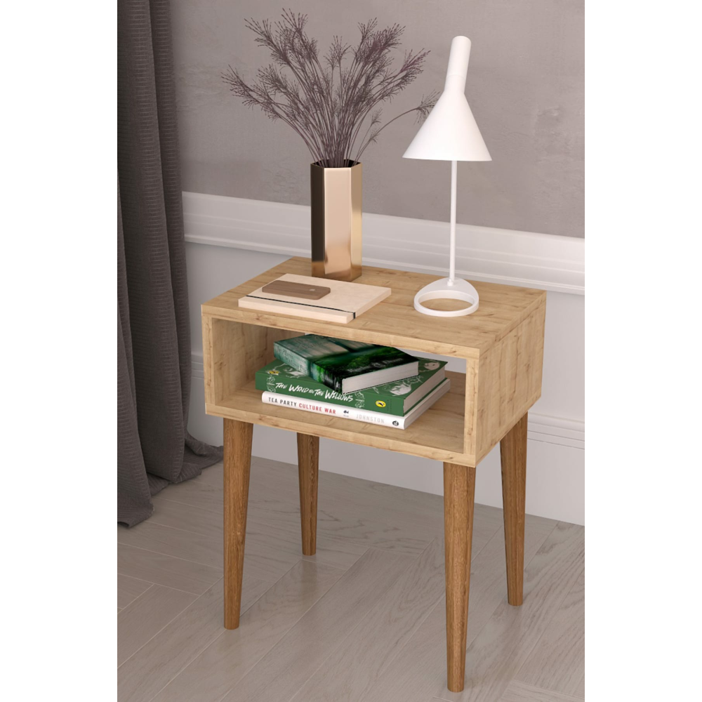 Retro Komodin - Meşe